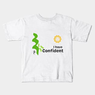 Confident & Solar chakra Kids T-Shirt